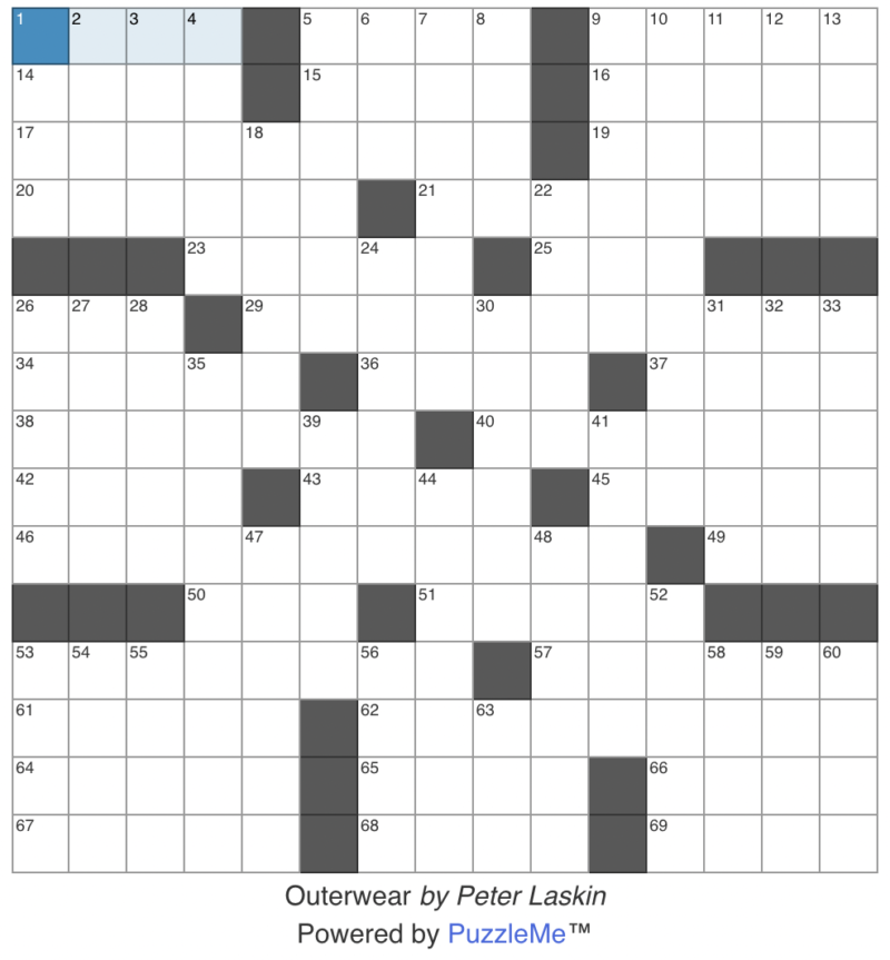 Puzzles: Printable Crossword - Issue: December 16, 2022