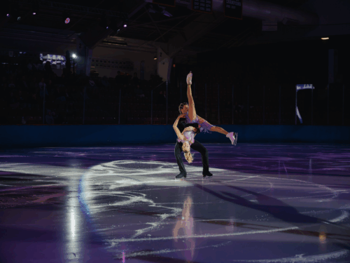 Jordan Wasserberg '27 skating
