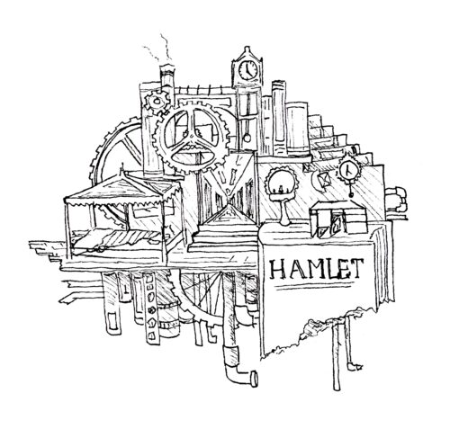 Bw and Color Caleb Boyce Kitchen Sink